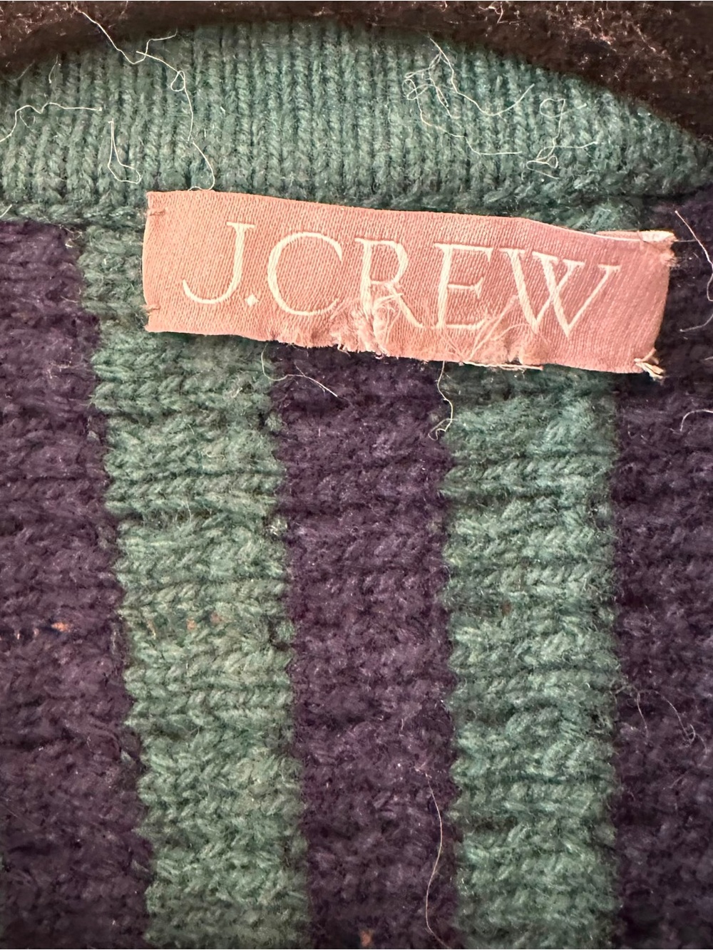 J.Crew Sweater Lady Jacket – Chevron Stripe – Size M - Picture 4 of 6